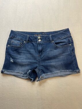 Rue21 Blue Distressed Denim Cutoff Shorts